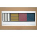 Band of Lines One Inch Wide In Four Directions&Four Colors/ソル・ルウィット【Sol  Lewitt】ポスター | アトリエフォロン｜京都の額縁工房