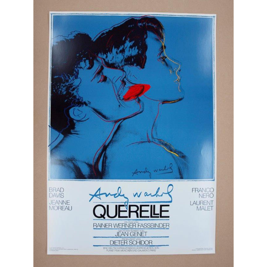 Querelle (blue)/アンディ・ウォーホル【Andy Warhol】ポスター 