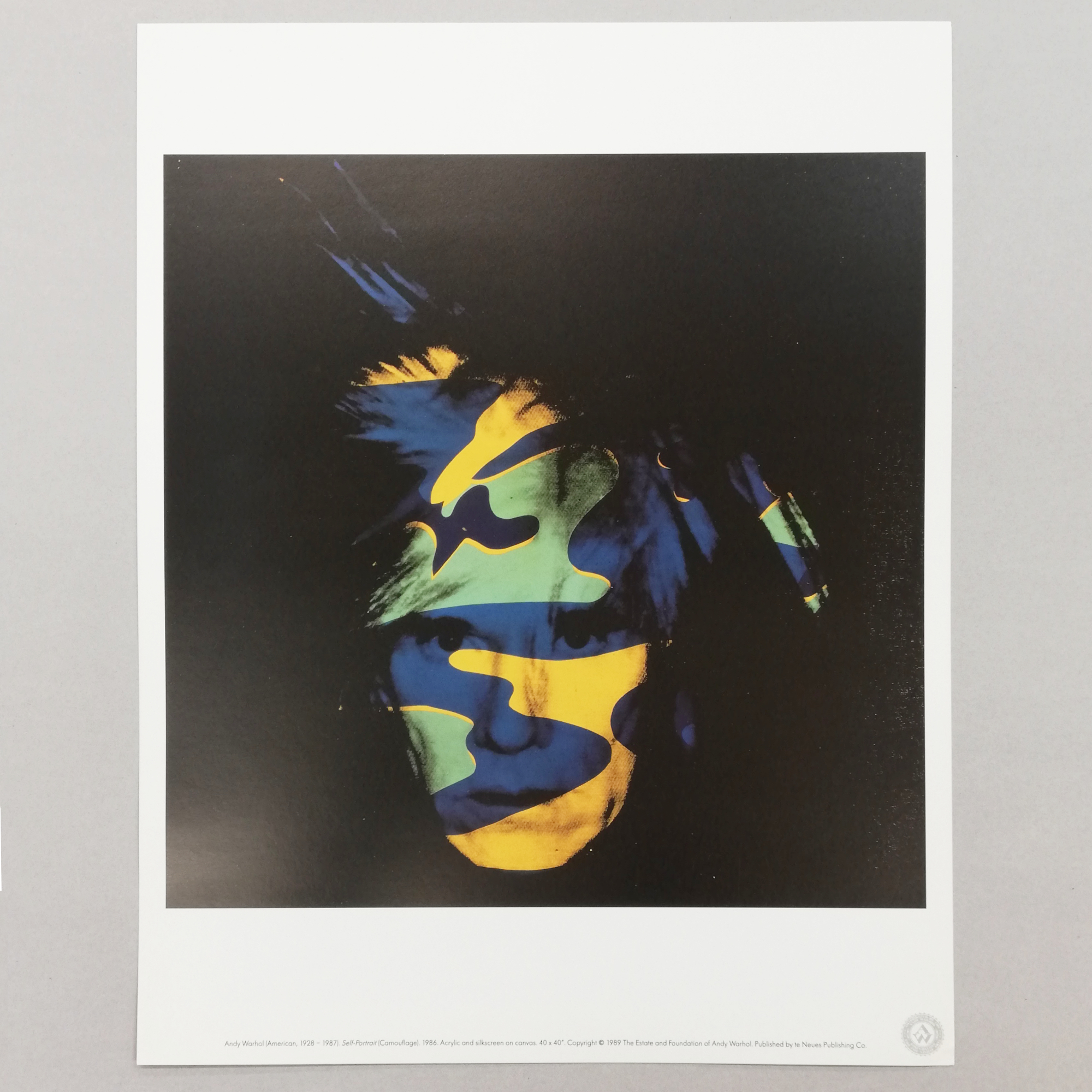 Self-Portrait:Camouflage 1986/アンディ・ウォーホル【Andy Warhol